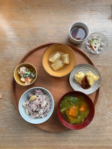 d47食堂モーニングのタネカら商店の郷土ごはん