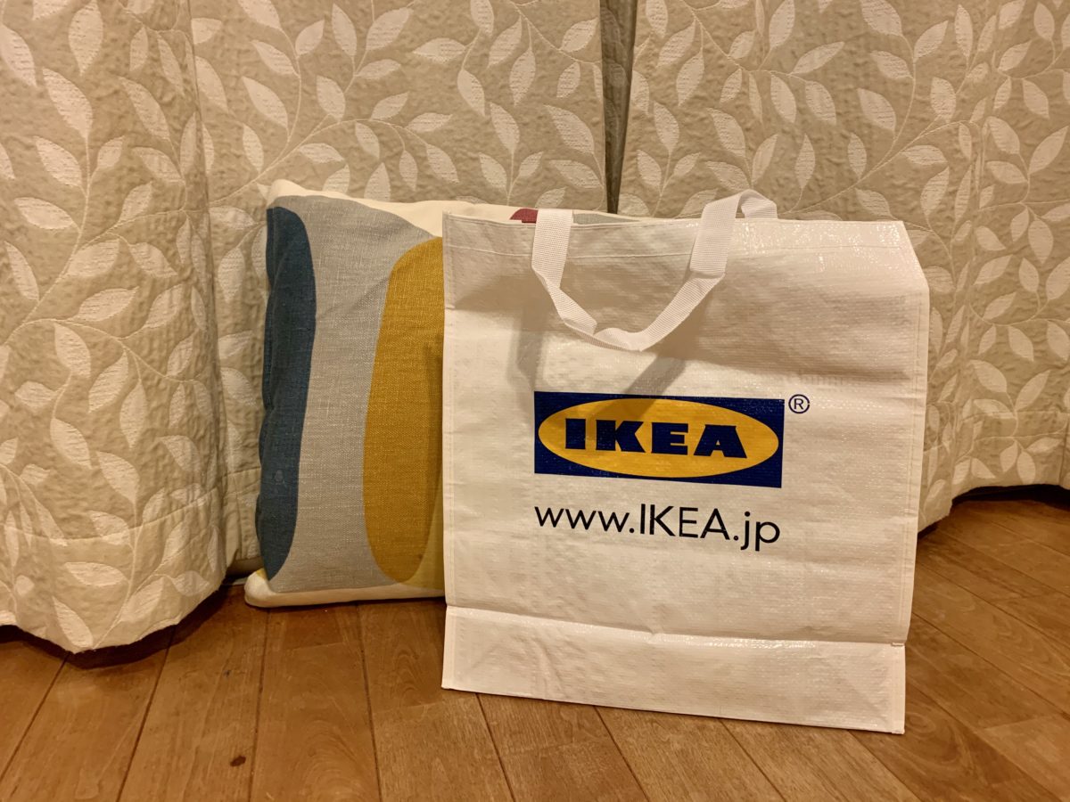 IKEAで買った買い物バッグ