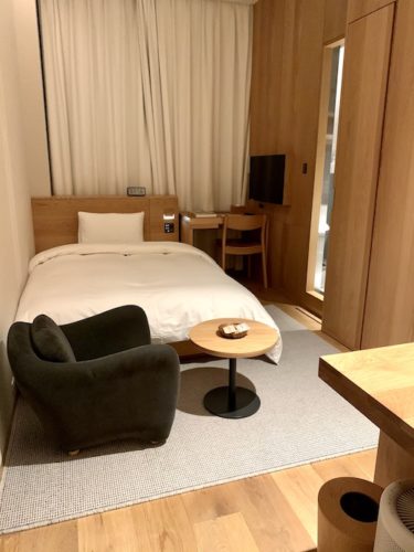 MUJI HOTEL GINZAのタイプAの全体図