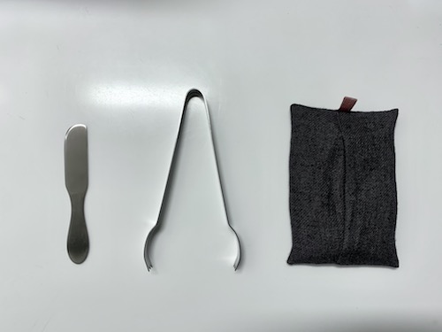 22 + nini plusで買ったもの
バターナイフ、アイストング、携帯ティッシュ入れ