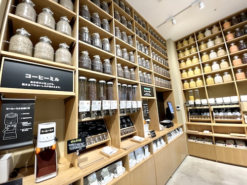 無印良品 東京有明 コーヒーの量り売り