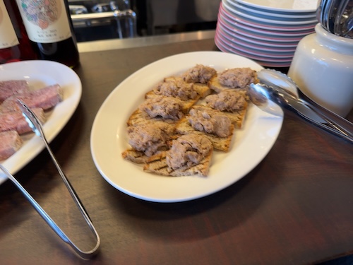 bletで食べた鴨肉のリエット