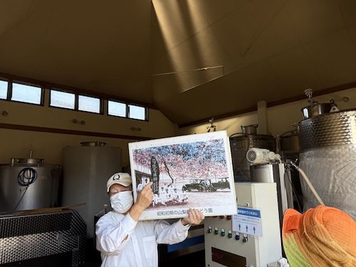 ドメーヌQの工場見学