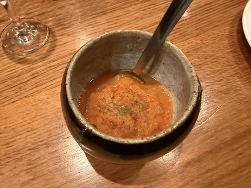 ニンジンのポタージュ