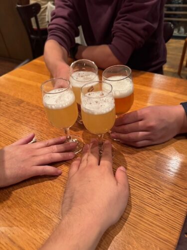 甲府・フォーハーツカフェで乾杯
