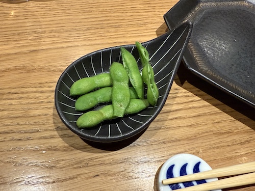 甲府・焼鳥 entaで食べた枝豆