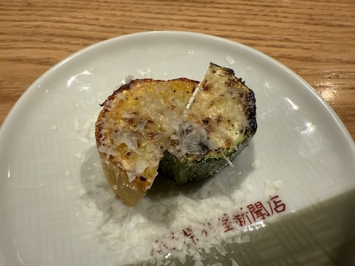 甲府・焼鳥 entaで食べたズッキーニ
