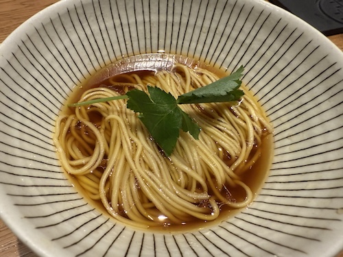 甲府・焼鳥 entaで食べた締めの鳥そば