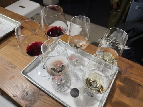 MGVsワイナリーの試飲セット