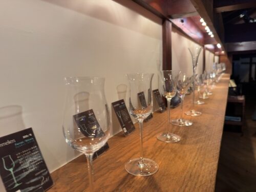 勝沼醸造のグラスギャラリー