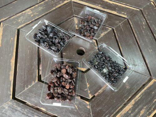 山梨県産の自家製レーズン販売